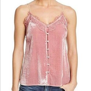 PAIGE VELVET CAMISOLE TANK [Size XS]